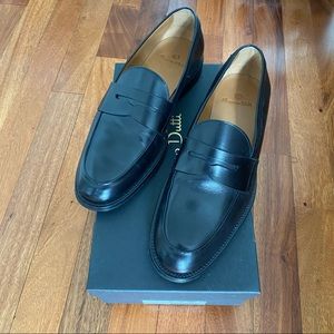 Massimo Dutti Men’s Black Loafers sz US8 / 41 - new in box without tags